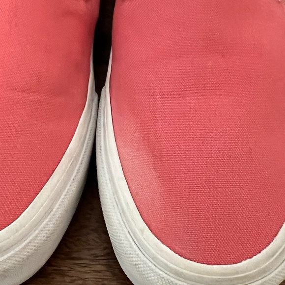 Vans Slip-on Spiced Coral Checker Sidewall Unisex Shoe US Men 7.5/US Women 9.0 - Picture 4 of 8
